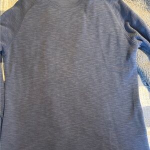 Banana Republic Men's Long Sleeve Crewneck in Heather Blue